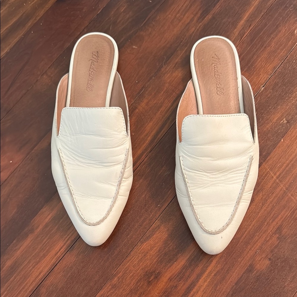 Madewell Women's Cream Mules